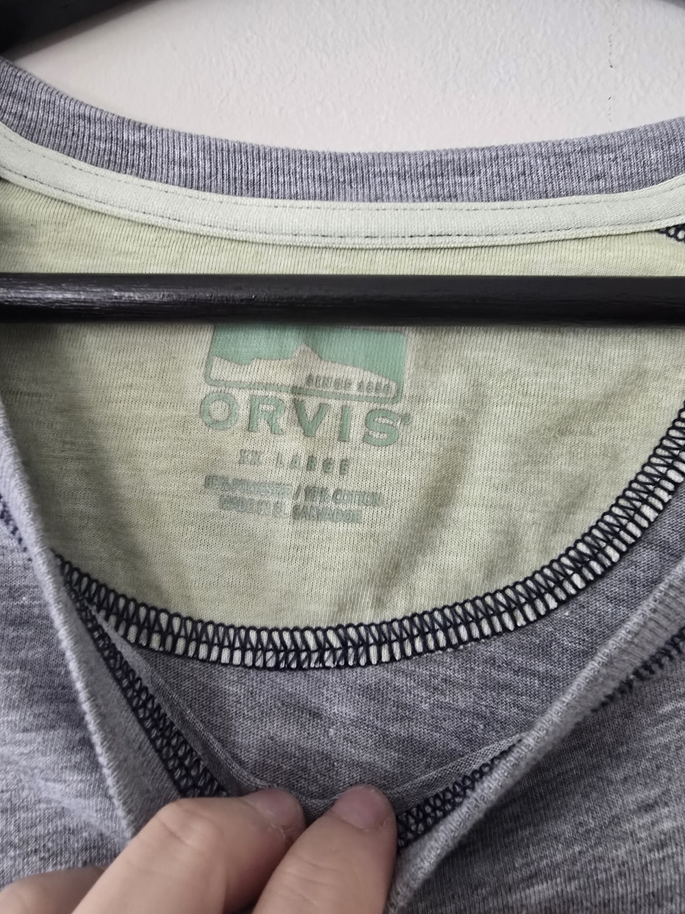 Orvis Mens Short-Sleeve Crewneck T-Shirt - Lightweight & Casual - Picture 3 of 3